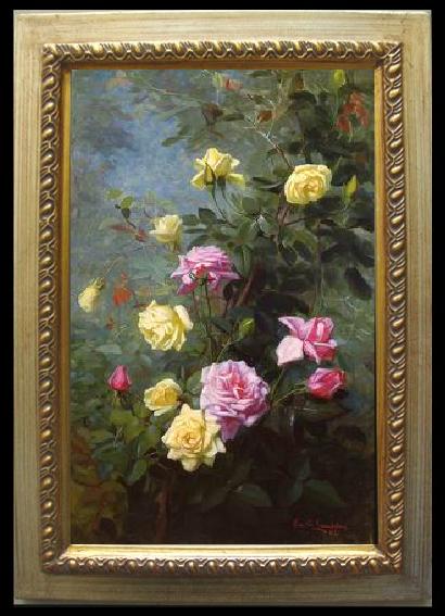 unknow artist Still life floral, all kinds of reality flowers oil painting  54